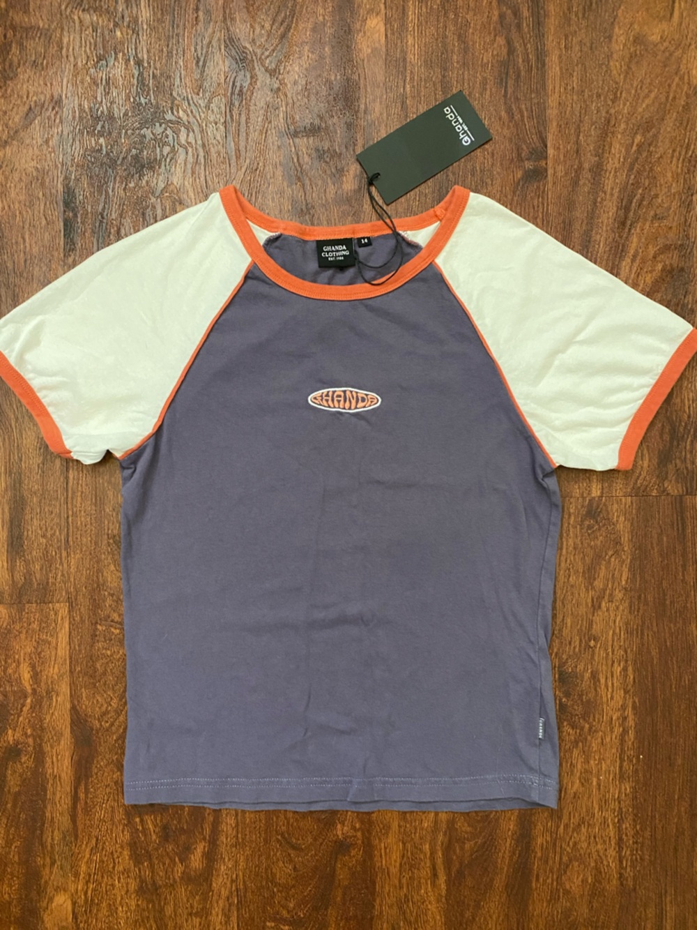 Ghanda Retro Colorblock Ringer Tee!